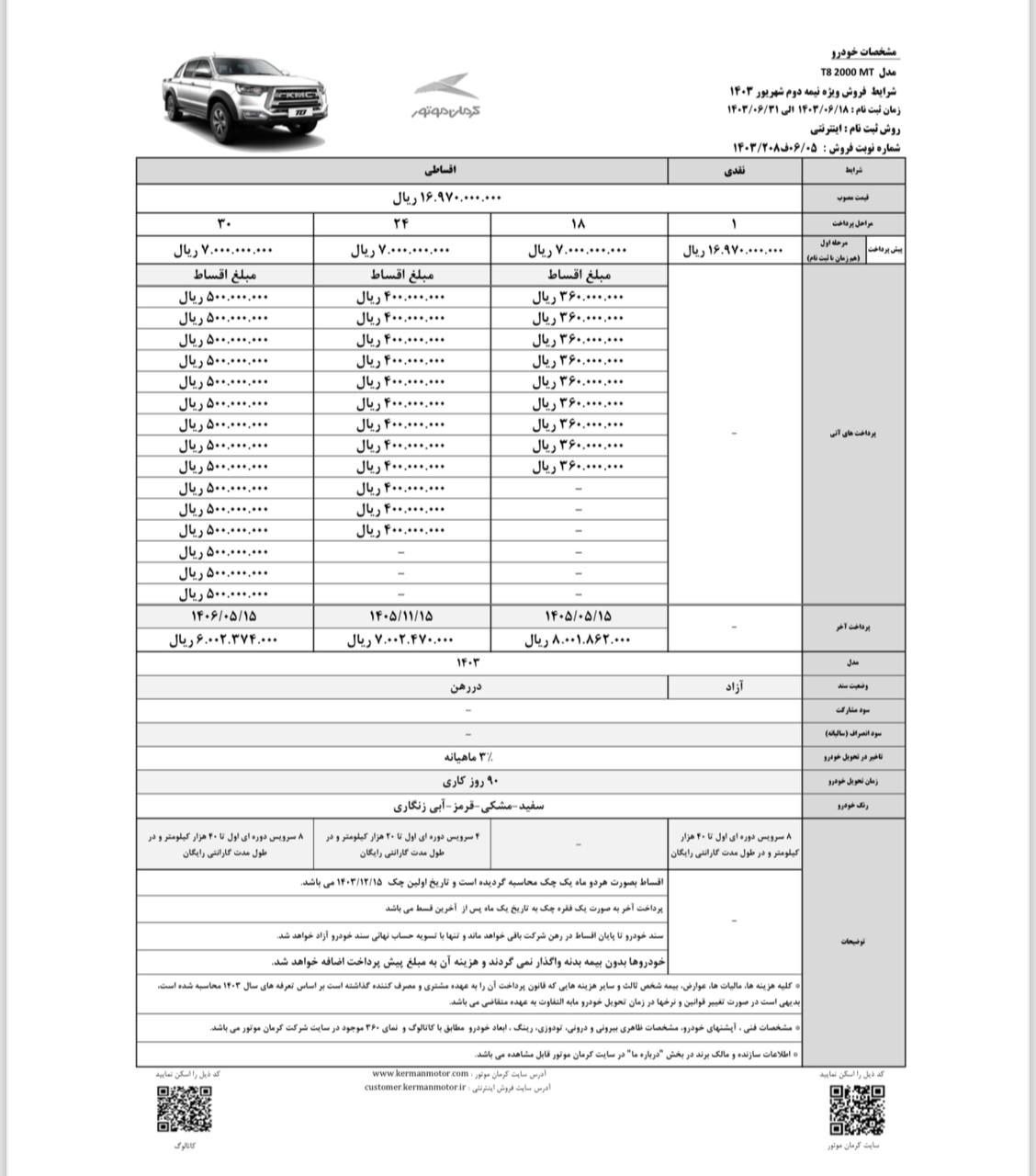 کرمان موتور KMC T8